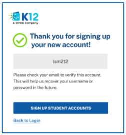 Configurar las cuentas de la escuela en línea (OLS) - Paso 5