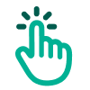 icono de mano
