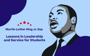 Lecciones sobre liderazgo y servicio para estudiantes en el Día de Martin Luther King